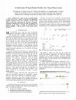 Research paper thumbnail of A solid state W-band radar profiler for cloud observation