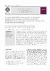 Research paper thumbnail of A robust optimization approach for an inventory problem with emergency ordering and product substitution in an uncertain environment: A case study in pharmaceutical industry