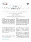 Research paper thumbnail of Cardiac Malignant Peripheral Nerve Sheath Tumor Accessed By 18 F-FDG PET/CT