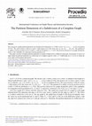 Research paper thumbnail of The Partition Dimension of a Subdivision of a Complete Graph