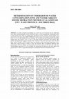 Research paper thumbnail of Determination of Underground Water Contamination Zone and Water Table by Seismic Refraction Method at Al-Aziziyah City Wasit Province - Southren Iraq