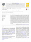 Research paper thumbnail of Livelihood diversification: The role of charcoal production in southern Malawi