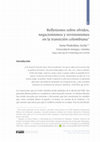 Research paper thumbnail of Reflexiones sobre olvidos, negacionismos y revisionismos en la transición colombiana