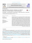 Research paper thumbnail of Effect of small-sided games on the physical performance of young football players of different ages and levels of practice