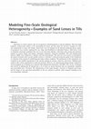 Research paper thumbnail of Modeling Fine-Scale Geological Heterogeneity-Examples of Sand Lenses in Tills