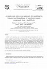 Research paper thumbnail of A steady state redox zone approach for modeling the transport and degradation of xenobiotic organic compounds from a landfill site