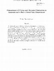 Research paper thumbnail of Measurement of proton and nitrogen polarization in ammonia and a test of equal spin temperature