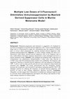 Research paper thumbnail of Multiple Low Doses of 5-Fluorouracil Diminishes Immunosuppression by Myeloid Derived Suppressor Cells in Murine Melanoma Model