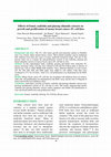 Research paper thumbnail of Effects of fennel, asafetida and ginseng ethanolic extracts on growth and proliferation of mouse breast cancer 4T1 cell lines