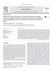 Research paper thumbnail of Multivariate study of parameters in the determination of pesticide residues in apple by headspace solid phase microextraction coupled to gas chromatography–mass spectrometry using experimental factorial design