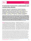 Research paper thumbnail of A mechanistic framework for cardiometabolic and coronary artery diseases