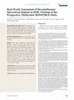 Research paper thumbnail of Real-World Assessment of Dexamethasone Intravitreal Implant in DME: Findings of the Prospective, Multicenter REINFORCE Study