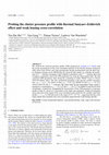 Research paper thumbnail of Probing the cluster pressure profile with thermal Sunyaev–Zeldovich effect and weak lensing cross-correlation