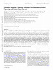 Research paper thumbnail of Forecast of neutrino cosmology from the CSST photometric galaxy clustering and cosmic shear surveys