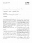 Research paper thumbnail of Face processing in Pervasive Developmental Disorder (PDD): the roles of expertise and spatial frequency