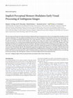 Research paper thumbnail of Implicit perceptual memory modulates early visual processing of ambiguous images