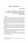 Research paper thumbnail of Heider ve Denge Kuramı