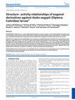 Research paper thumbnail of Structure-activity relationships of eugenol derivatives againstAedes aegypti(Diptera: Culicidae) larvae