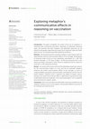 Research paper thumbnail of Exploring metaphor's communicative effects in reasoning on vaccination