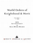 Research paper thumbnail of World Orders of Knighthood & Merit (Chapter on China)