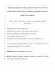 Research paper thumbnail of Optimizing hydropower dam location and removal in the São Francisco river basin, Brazil to balance hydropower and river biodiversity tradeoffs