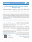 Research paper thumbnail of Mortality in newborns referred to tertiary hospital: An introspection