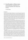 Research paper thumbnail of From Byzantine to Brâncovenesc The Periodization of Romanian Art in the Second Half of the Nineteenth Century