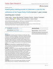 Research paper thumbnail of Health policy making process in Cameroon: a case for the utilization of the Target Policy Profile