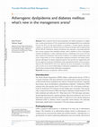 Research paper thumbnail of Atherogenic dyslipidemia and diabetes mellitus: what’s new in the management arena?