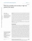 Research paper thumbnail of Reducing morbidity and mortality in high risk patients with statins