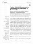 Research paper thumbnail of Phellem Cell-Wall Components Are Discriminants of Cork Quality in Quercus suber