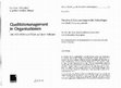 Research paper thumbnail of Paradoxe Effekte und ungewollte Nebenfolgen des Qualitätsmanagements