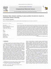 Research paper thumbnail of Nonlinear finite element modeling of polycrystalline ferroelectrics based on constrained domain switching