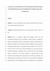 Research paper thumbnail of Assessment of a carbon dioxide laser for the measurement of thermal nociceptive thresholds following intramuscular administration of analgesic drugs in pain-free female cats