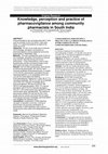 Research paper thumbnail of Knowledge, perception and practice of pharmacovigilance among community pharmacists in South India