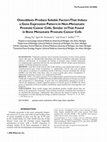 Research paper thumbnail of Osteoblasts produce soluble factors that induce a gene expression pattern in non-metastatic prostate cancer cells, similar to that found in bone metastatic prostate cancer cells