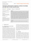 Research paper thumbnail of Cultivating undergraduates' plagiarism avoidance knowledge and skills with an online tutorial system