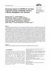 Research paper thumbnail of Assessing impacts of COVID-19 and their responses among smallholder farmers in Brazil, Madagascar and Tanzania