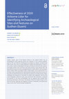 Research paper thumbnail of Effectiveness of 2020 Airborne Lidar for Identifying Archaeological Sites and Features on Guåhan (Guam