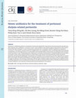 Research paper thumbnail of Newer antibiotics for the treatment of peritoneal dialysis-related peritonitis