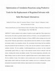 Research paper thumbnail of Optimization of Amidation Reactions Using Predictive Tools for the Replacement of Regulated Solvents with Safer Biobased Alternatives