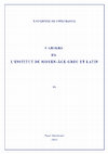 Research paper thumbnail of Three Versions of an Essay Entitled On Syllogism Attributed to either Neilos Kabasilas or Nikolaos Chamaetos Kabasilas