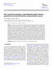 Research paper thumbnail of New numerical evaluation of parallelepiped NaI(Tl) detector geometrical and total efficiencies using extended sources