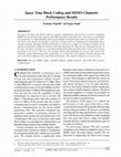 Research paper thumbnail of Space Time Block Coding and MIMO Channels:Performance Results