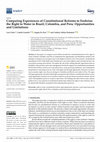 Research paper thumbnail of Comparing Experiences of Constitutional Reforms to Enshrine the Right to Water in Brazil, Colombia, and Peru: Opportunities and Limitations