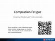 Research paper thumbnail of Compassion.Fatigue.12.