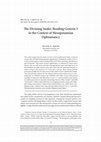 Research paper thumbnail of The Divining Snake: Reading Genesis 3 in the Context of Mesopotamian Ophiomancy