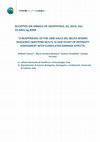 Research paper thumbnail of A Reappraisal of the 1968 Valle Del Belice Seismic Sequence (Western Sicily): A case study of Intensity Assessment with Cumulated Damage Effects