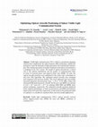 Research paper thumbnail of Optimizing Optical Attocells Positioning of Indoor Visible Light Communication System