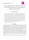 Research paper thumbnail of Extracts of Children's Books as a Basis for Creative Writing Activities Within the Framework of Distance Learning: An Elementary School Case Study